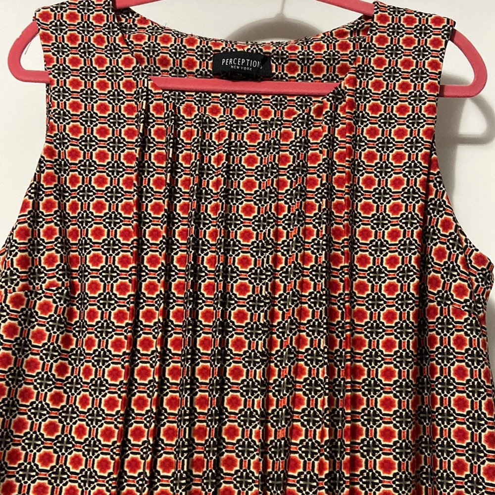 Perceptions Patterned Dress - Picture 2 of 6